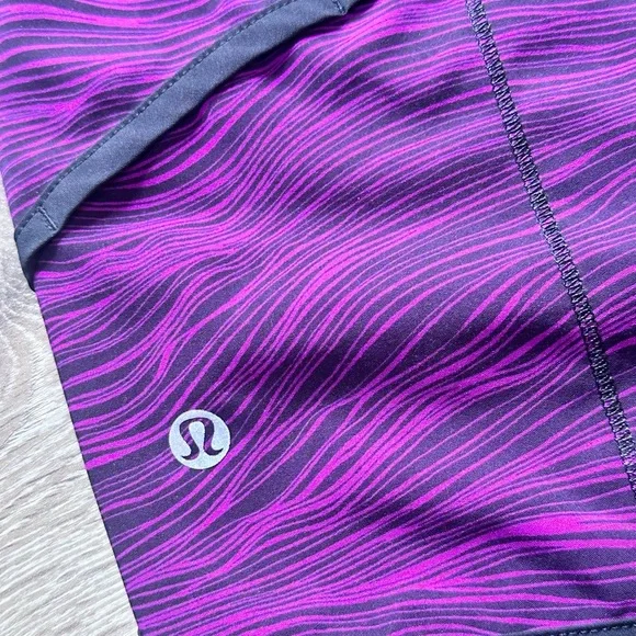Lululemon Speed Short 2.5” Life Lines Polar Pink & Black - Picture 13 of 14
